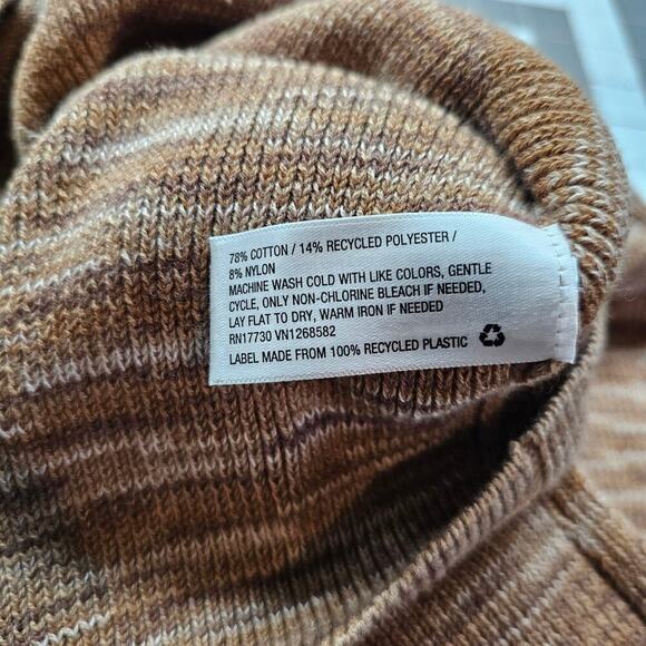 Wild Fable Dress Womens XXL Light Brown Space Dye Knit Stretch Halter Bodycon - Picture 10 of 10